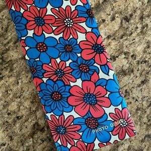 Vintage 70s floral photo album, made in Japan